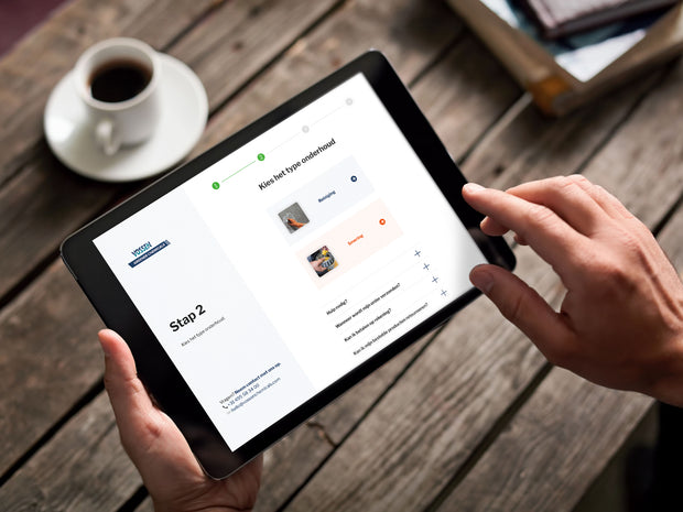 Wählen Sie den Untergrund und die Art der Verschmutzung